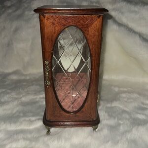 Vintage The Commodore Collection Wooden Jewelry Box by Rosalco